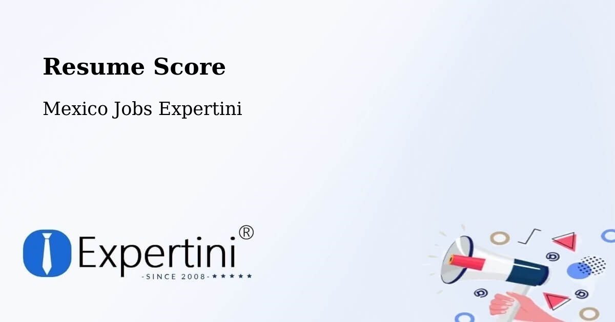 Resume Score & Job Description Match Tool – Malinalco - Mexico Jobs Expertini